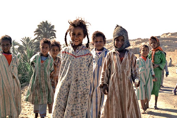 Children Near Aswan, Egypt