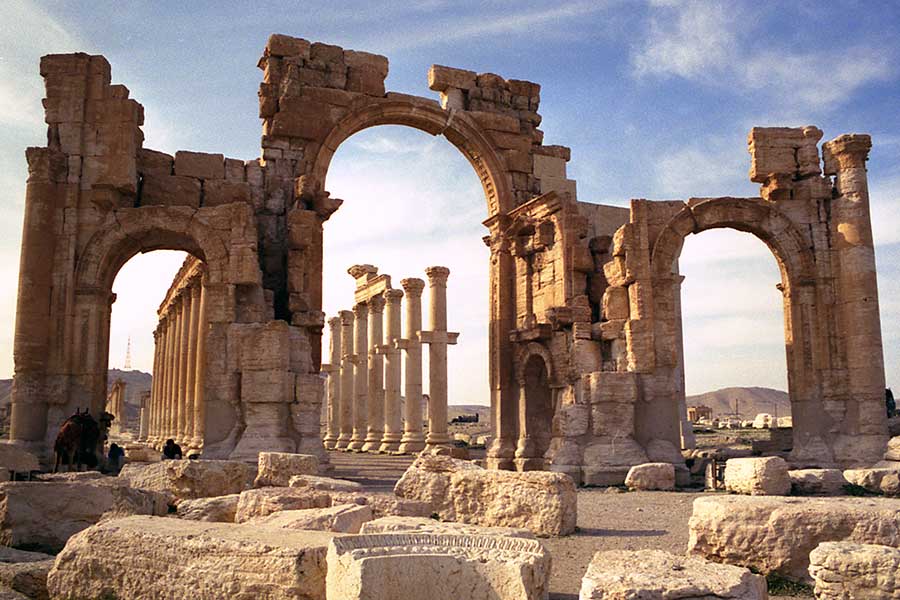 Arch of Triumph in Palmyra, Syria
