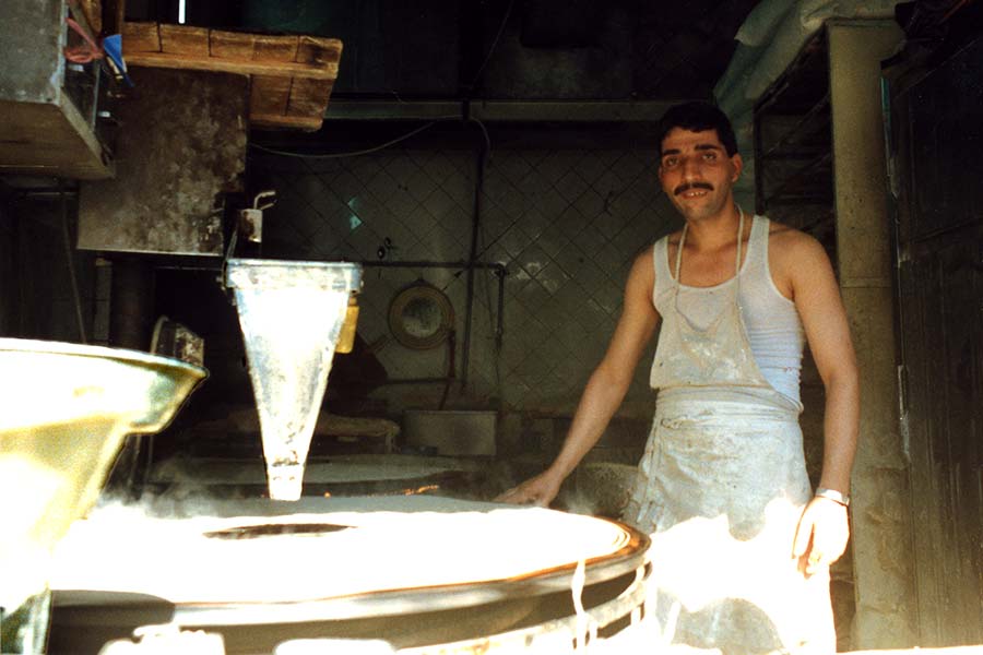 Pastry Maker in Damascus, Syria
