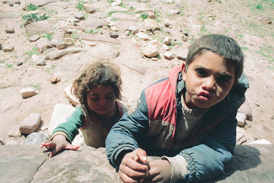 Bedouin Children in Petra, Jordan