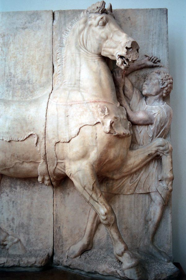 Classical Greek Equine Statue