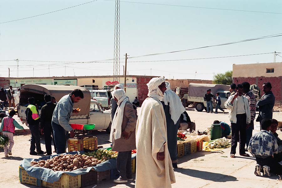 Market in Zaafrane, Tunisia
