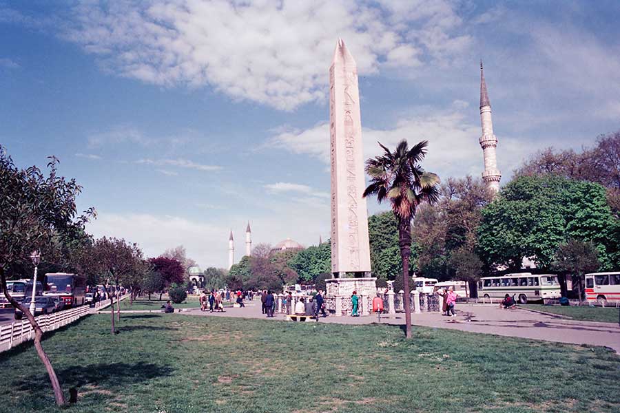 Ancient Egyptian Obelisk in Istanbul