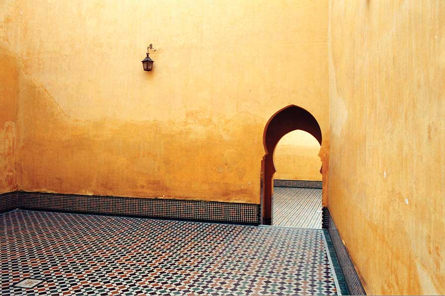 Palace Courtyard in Meknes