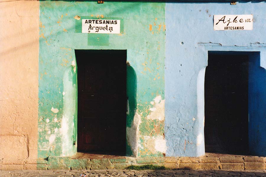 Two Doorways in Antigua, Guatemala