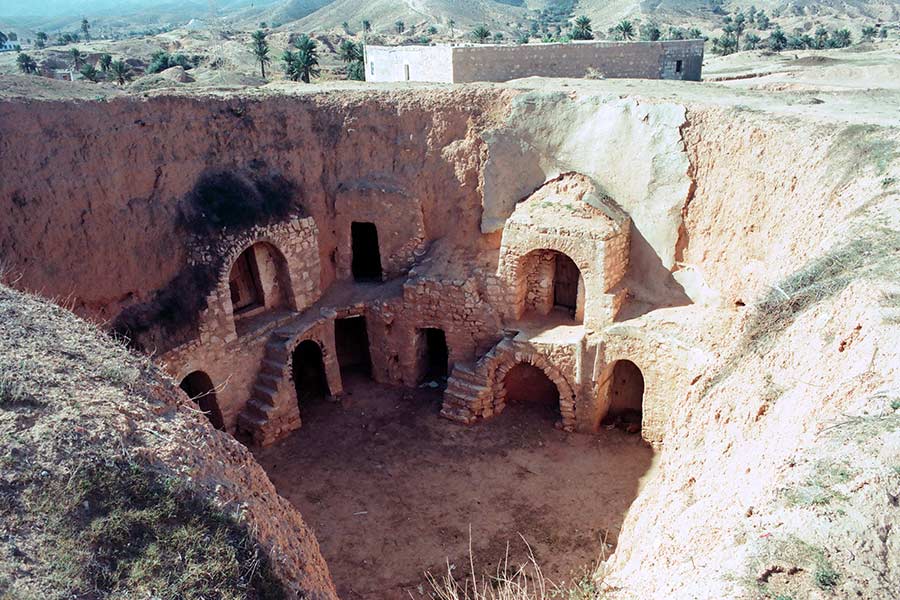 Underground Building in Matmata, Tunisia