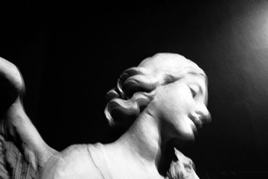 Marble Angel in the Vatican Museum, Rome
