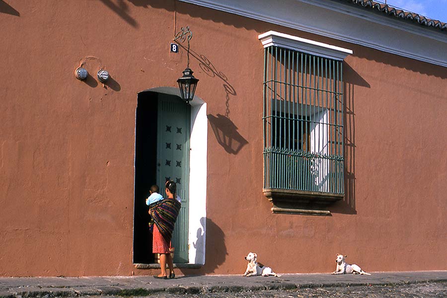 Street Scene in Antigua, Guatemala