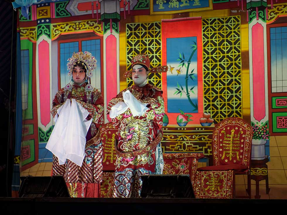 Chinese Opera in Vientiane, Laos
