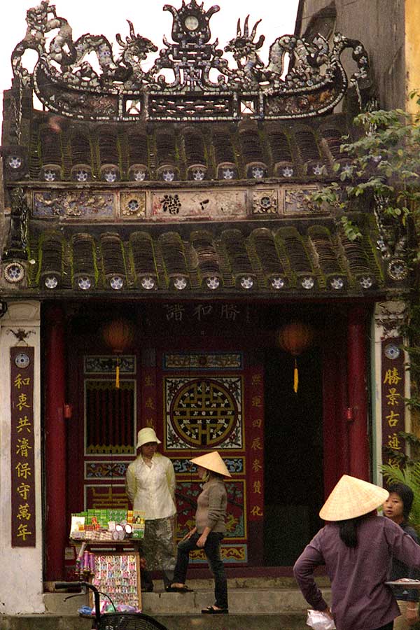 Entrance to a Chinese Temple in Hoi An, Viet Nam