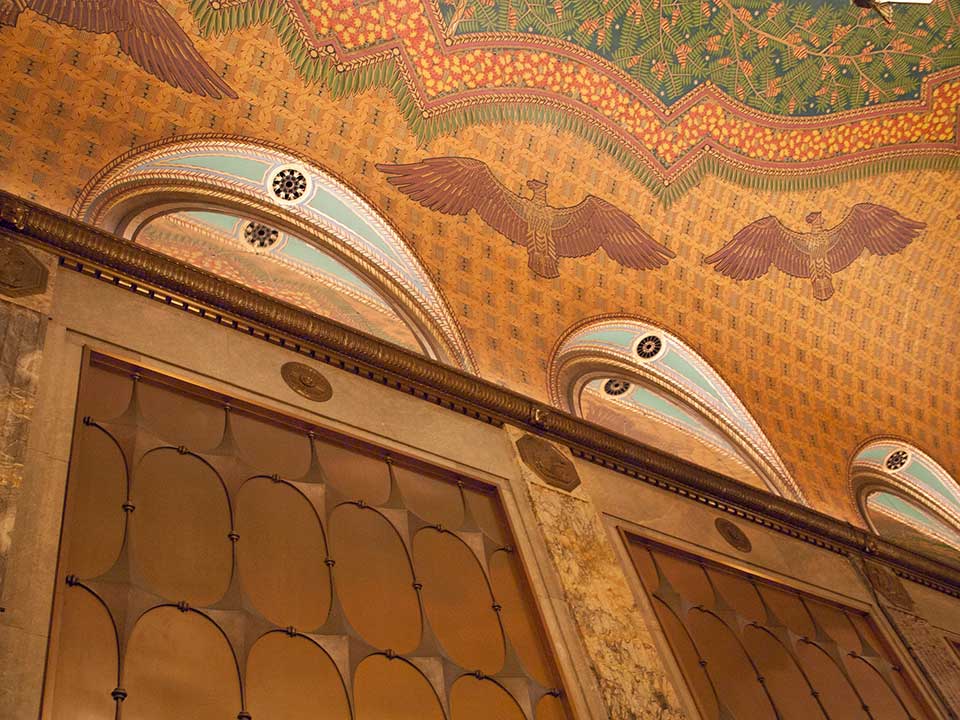 Detail of Lobby in the Fisher Building, Detroit