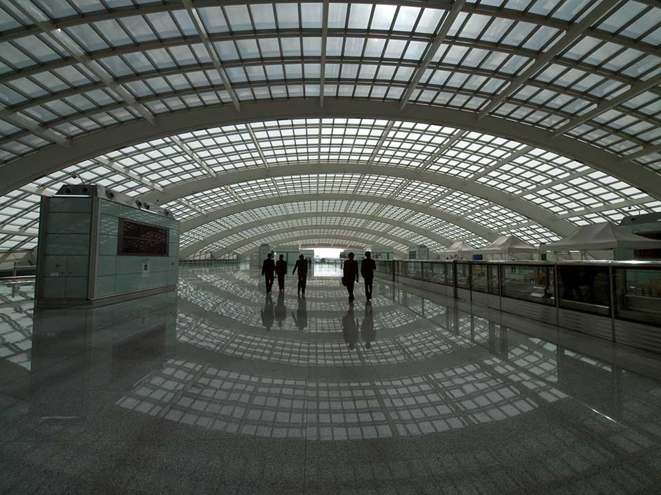 Train Station in Terminal 3, Beijing Capital Airport