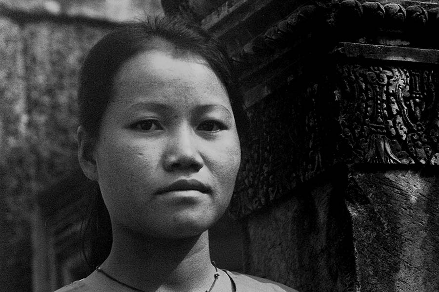 Cambodian Woman at Angkor