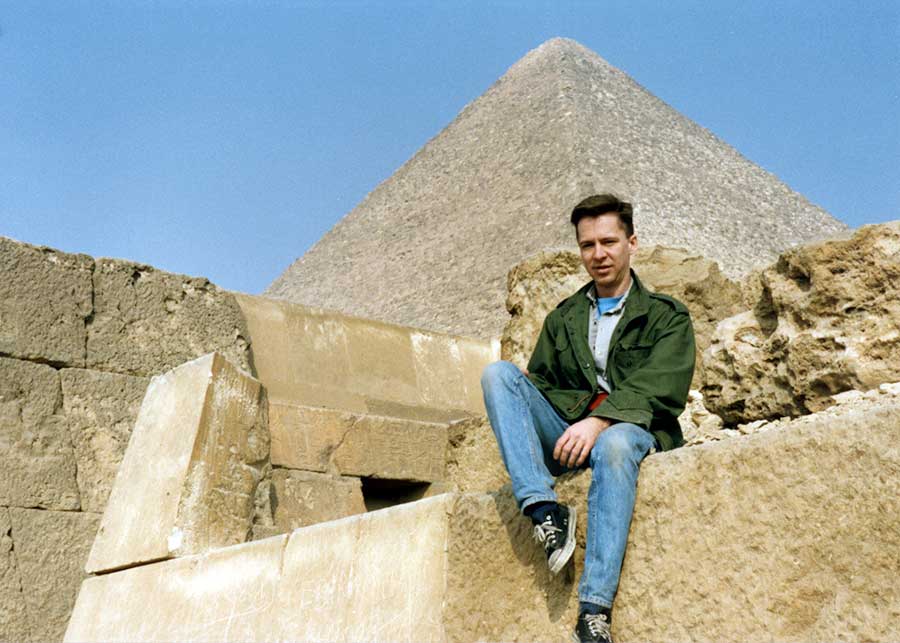Visiting the Pyramids, Egypt