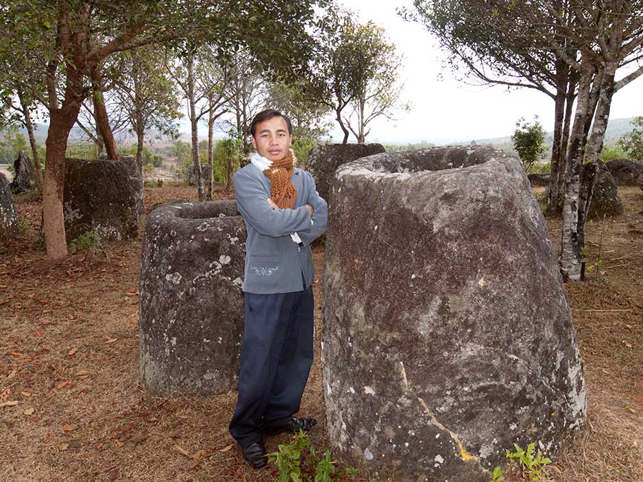 My Guide in the Plain of Jars, Laos
