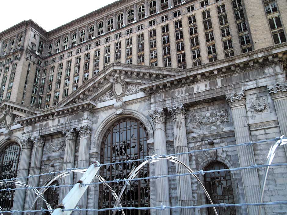 Ruins of Michigan Central Station, Detroit