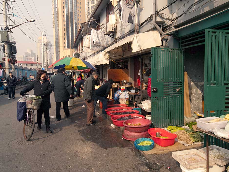 Street Market in the Old City, Shanghai