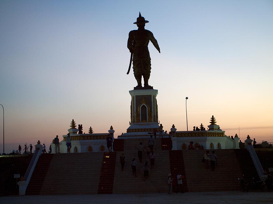 Sunset in Vientiane, Laos