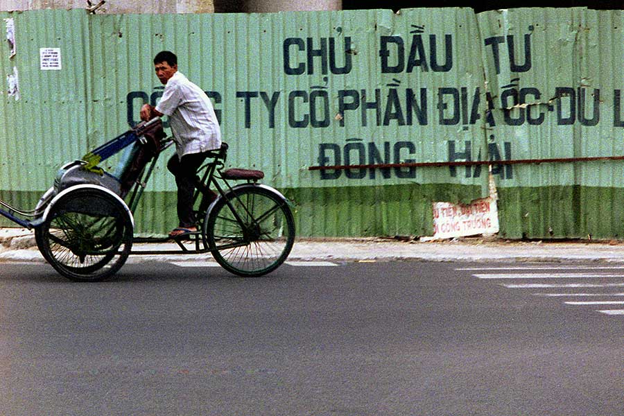 Cyclo Driver in Nha Trang, Viet Nam