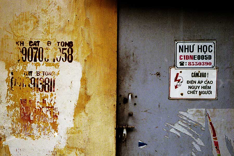 Signage in Saigon, Viet Nam