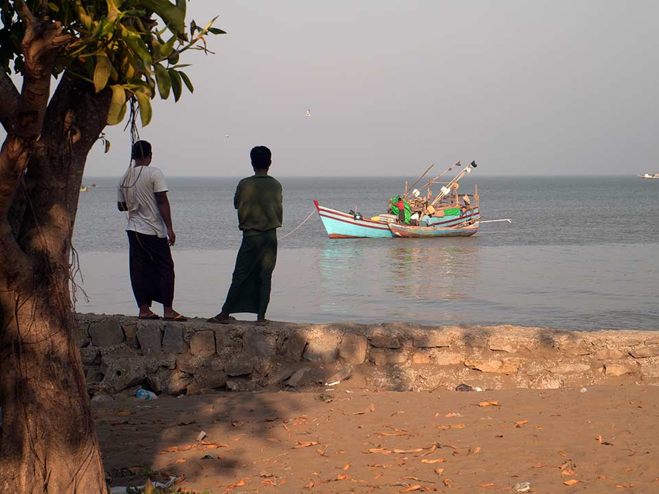 The Bay of Bengal at Sittwe, Myanmar