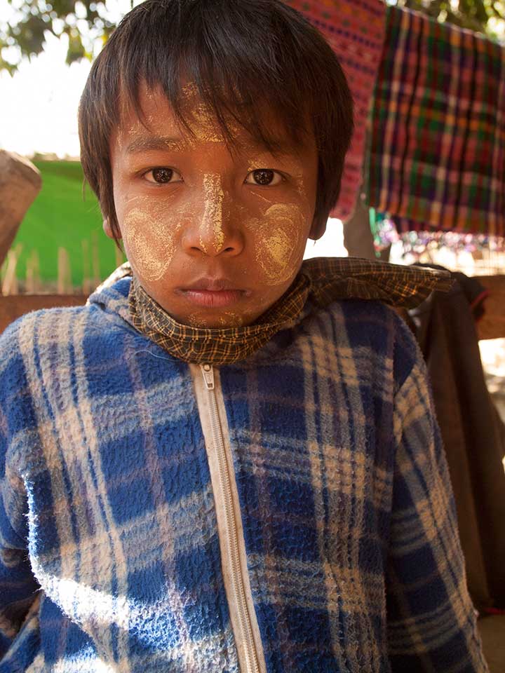 Boy From The Chin Tribe, Rakhine State, Myanmar