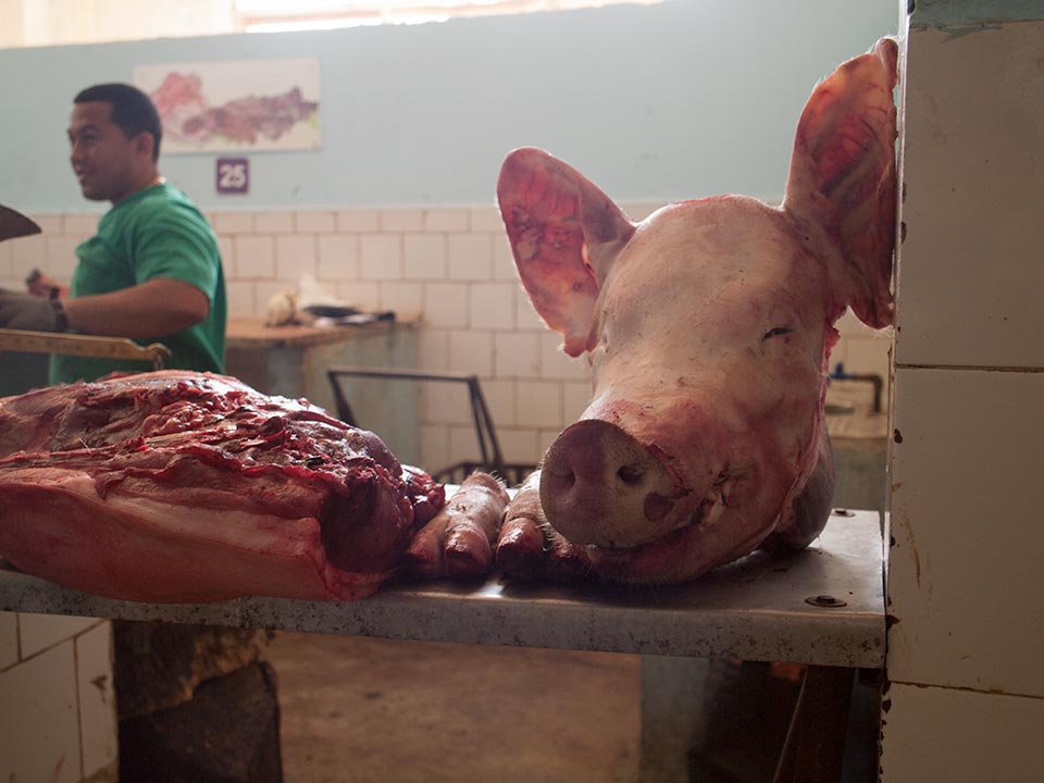 Meat Market in Santiago de Cuba