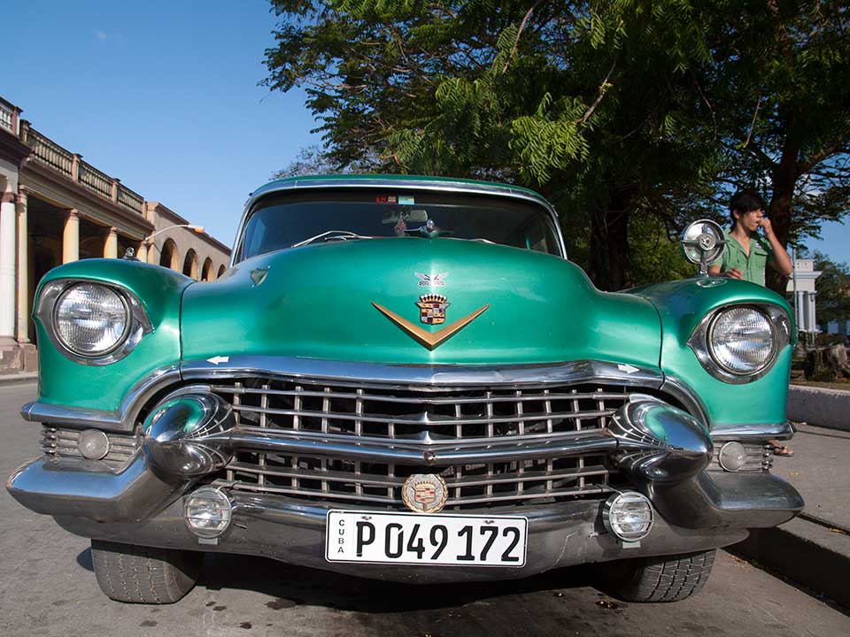 Old 1950's Cadillac in Holguin, Cuba