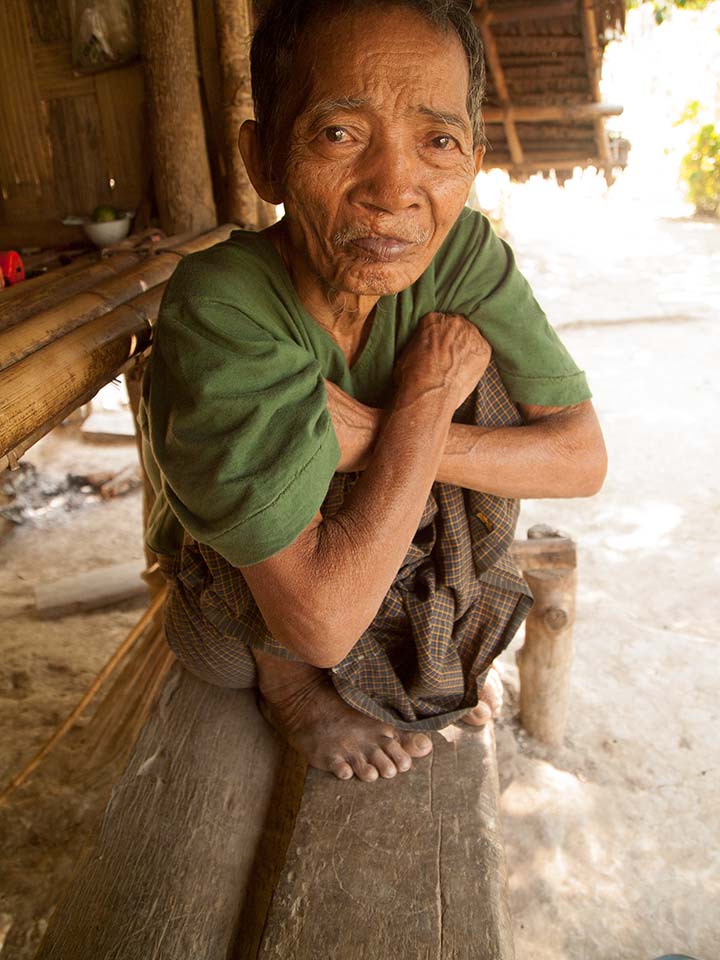 Old Man of the Chin Tribe in Rakhine State, Myanmar