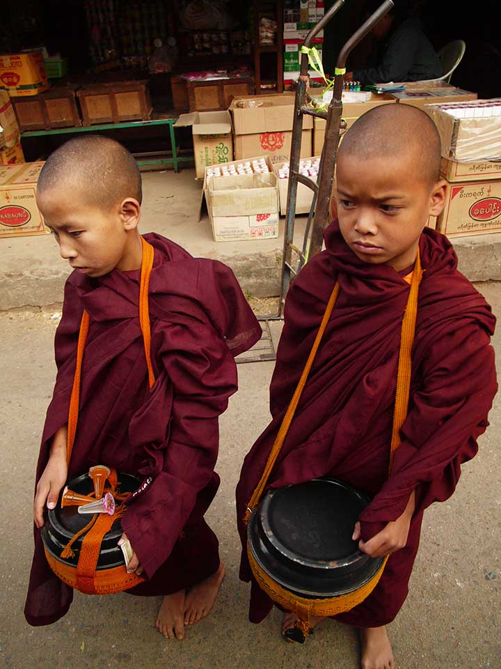 Novice Monks in Kentung, Myanmar