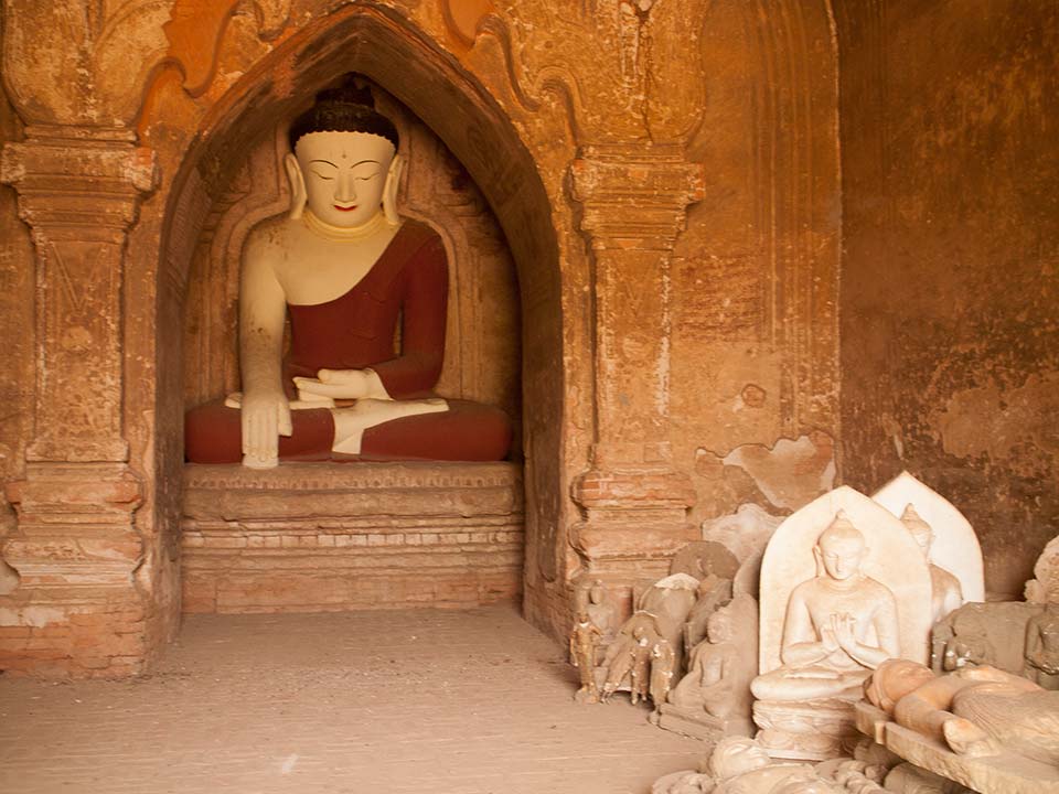 Temple Interior in Old Bagan, Yangon