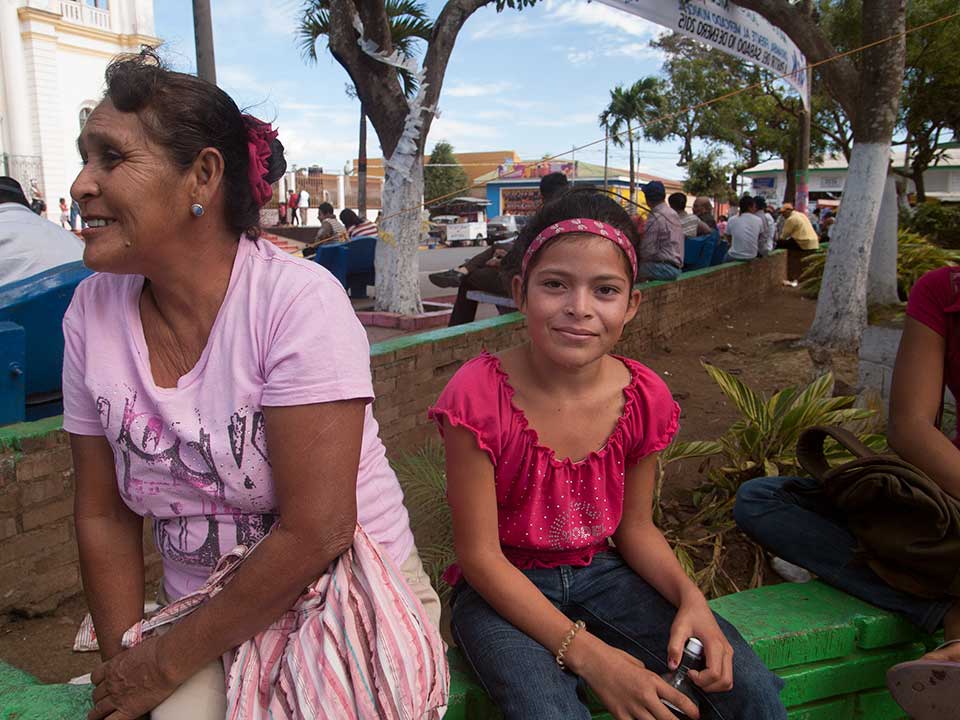 Woman and Girl in Diriamba, Nicaragua